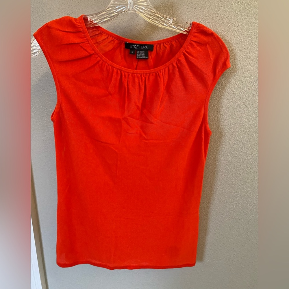 Women’s coral blouse